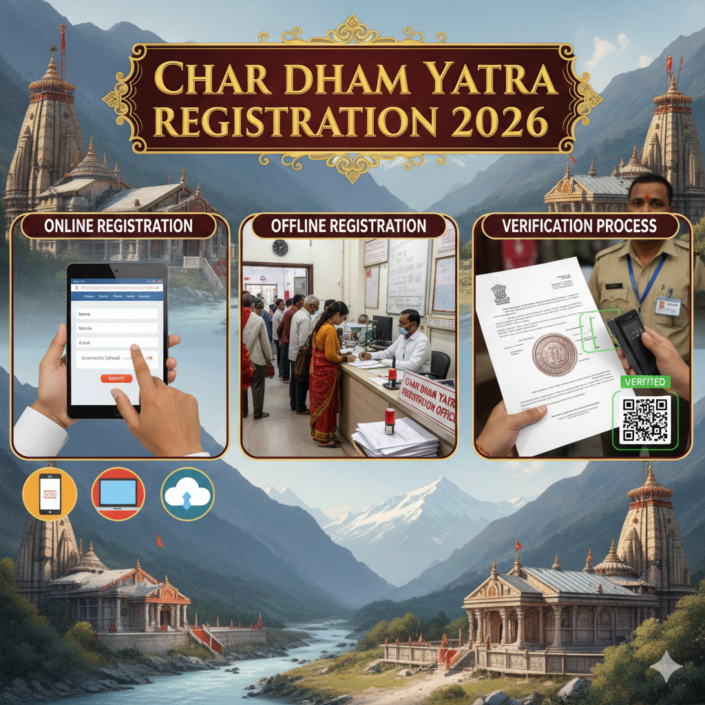 Char Dham Yatra Registration 2026 Online, Offline & Verification Process